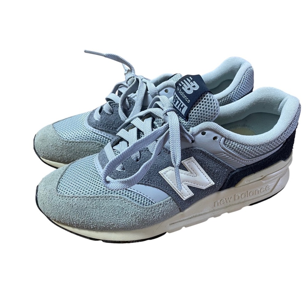 New Balance 997H Mens Shoes Grey Blue Suede Mesh Sneakers CM997HRY Size 6